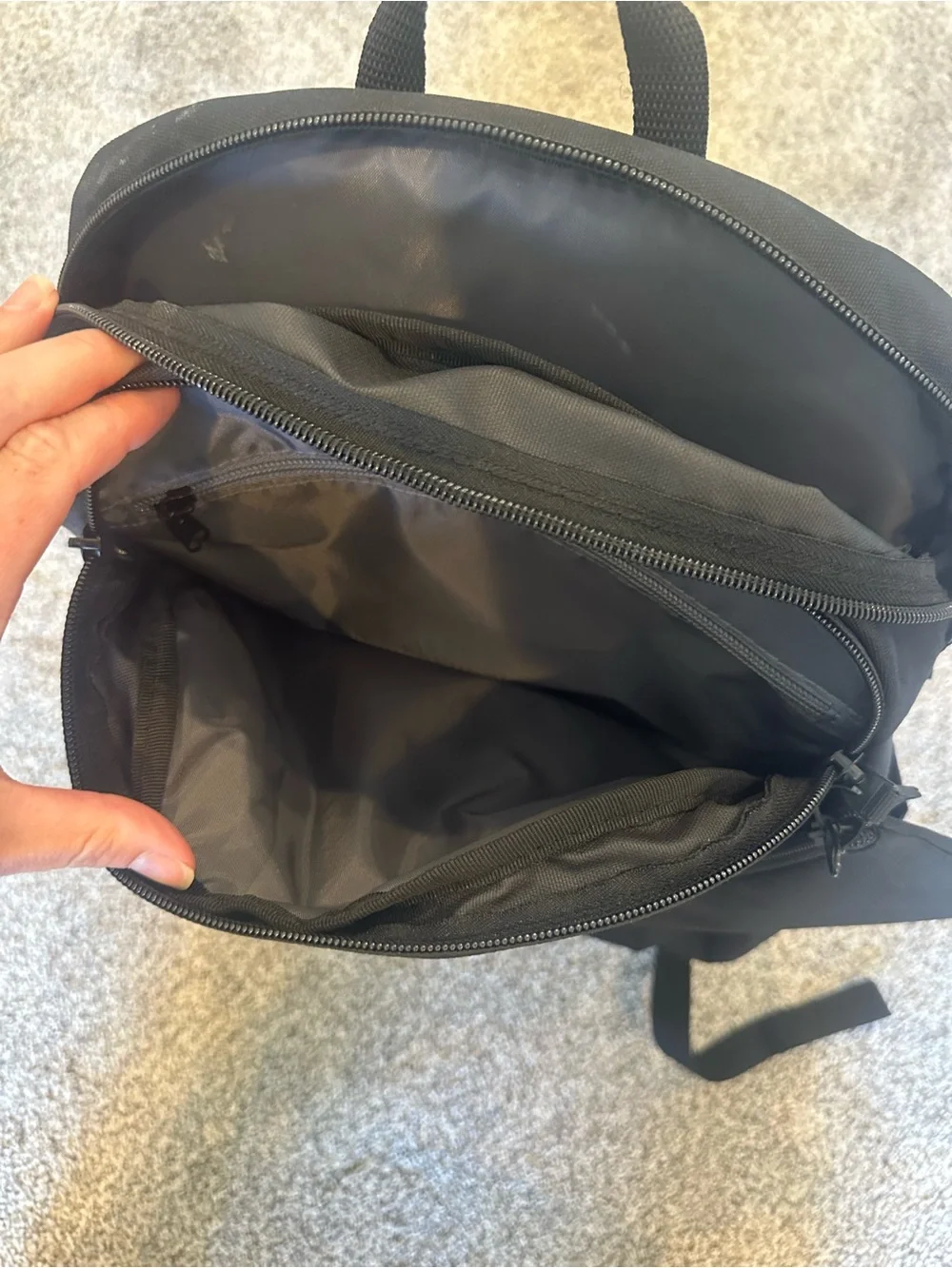 CASE LOGIC Black Men's Backpack with Detachable Pouch